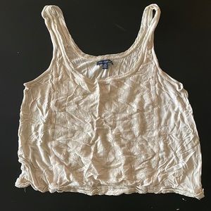 Crop printed Tank top